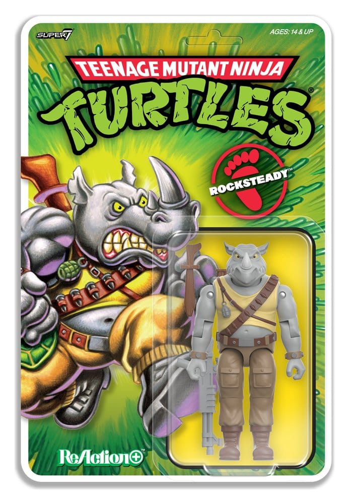 Teenage Mutant Ninja Turtles ReAction+ Action Figure Wave 02